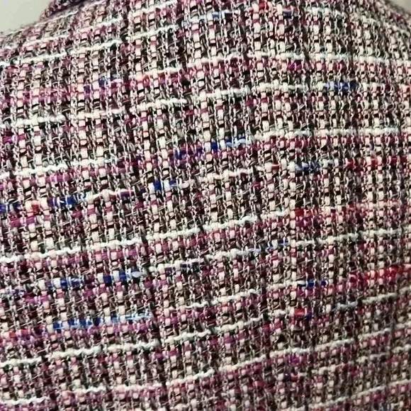 NWT BAGATELLE PLAID TWEED POLYESTER/WOOL LINED BLAZER SIZE MEDIUM - Picture 8 of 12